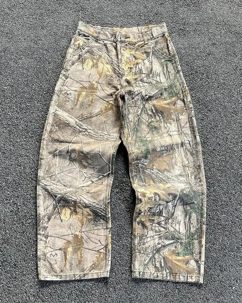 Forest Camo Baggy Jeans