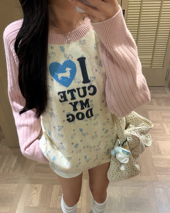 Cute dog sweater