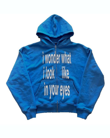 Slogan print hoodie