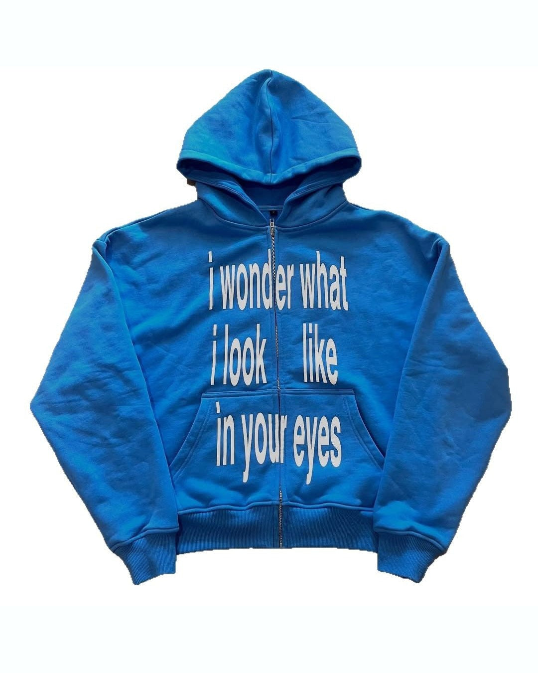 Slogan print hoodie