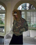 Camo reversible camouflage jacket