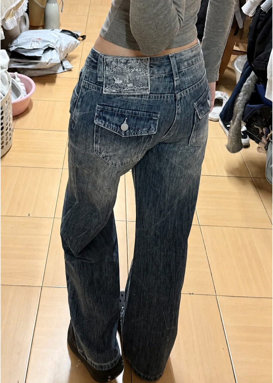 Lovy washed jeans