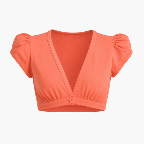Coral/Teal Ember Top