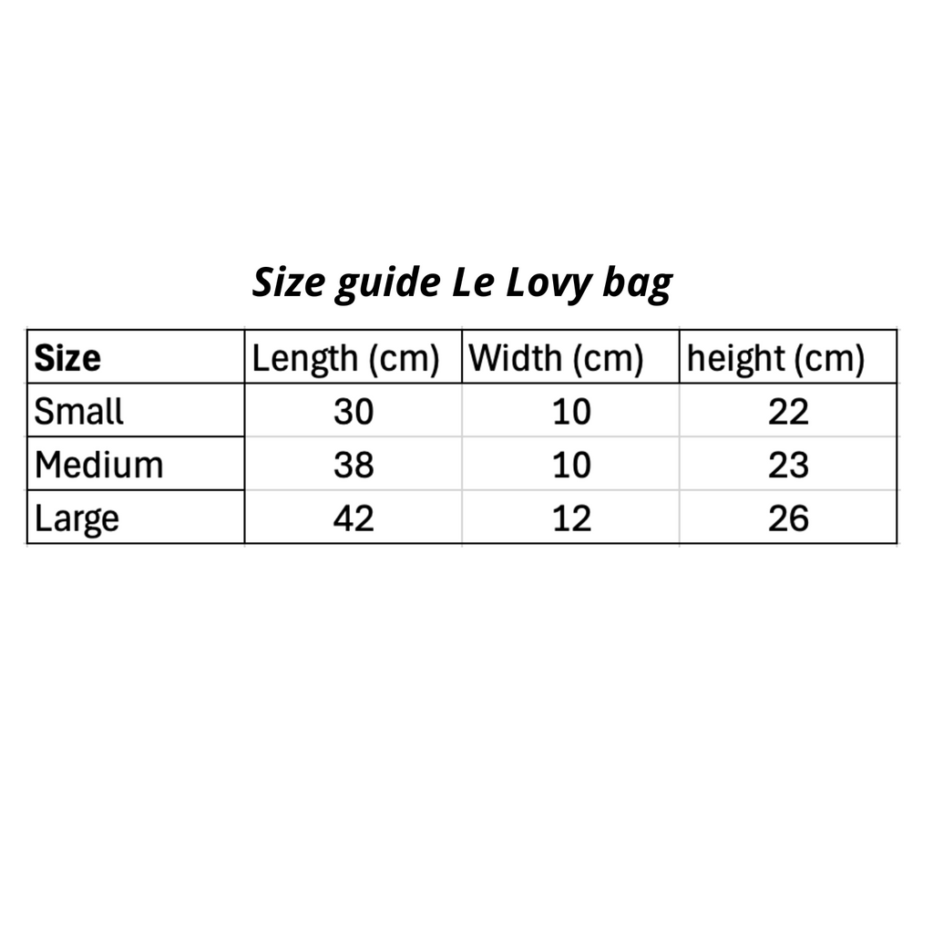 Le Lovy bag Medium/Large