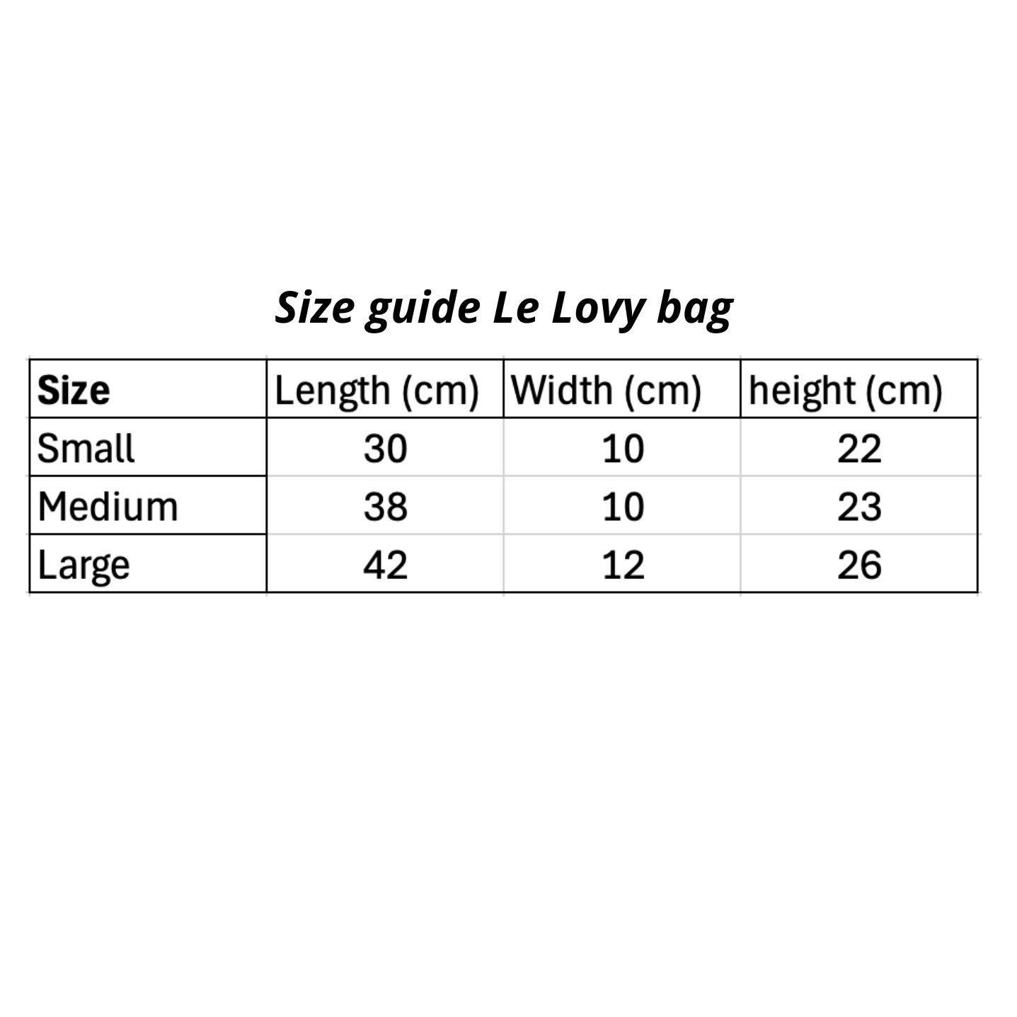 Le Lovy bag small