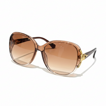 Brown chunky sunglasses