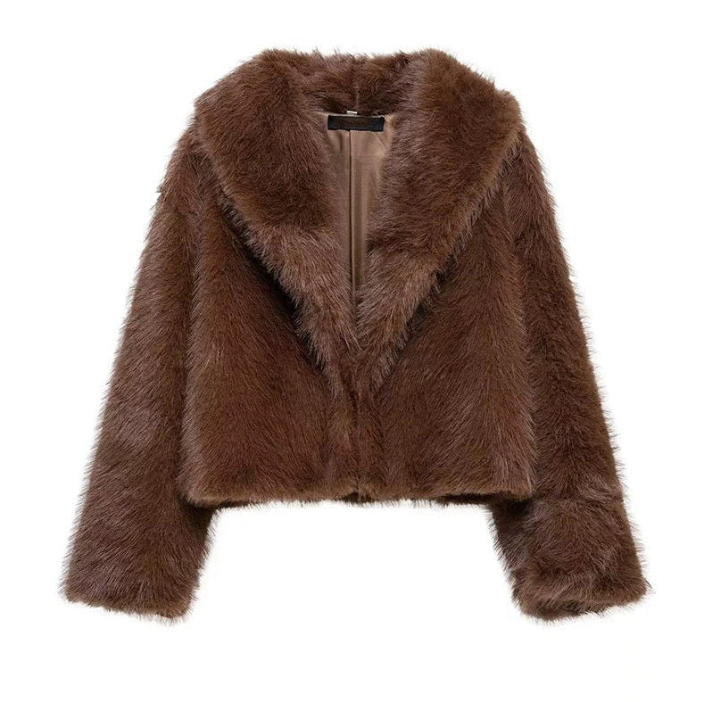 Lovy Brown Fur coat