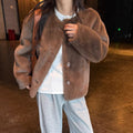 Mink coat brown