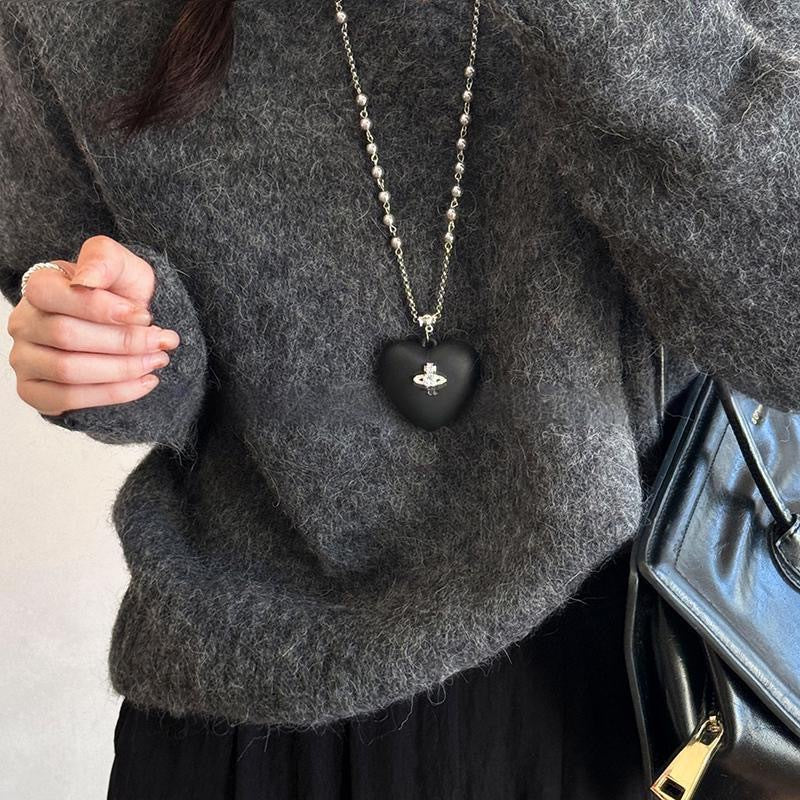 Saturn Pendant Necklace