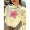 ''Blush Hibiscus'' Baby Tee