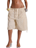 Drawstring Cargo Jorts