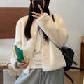 Mink coat white