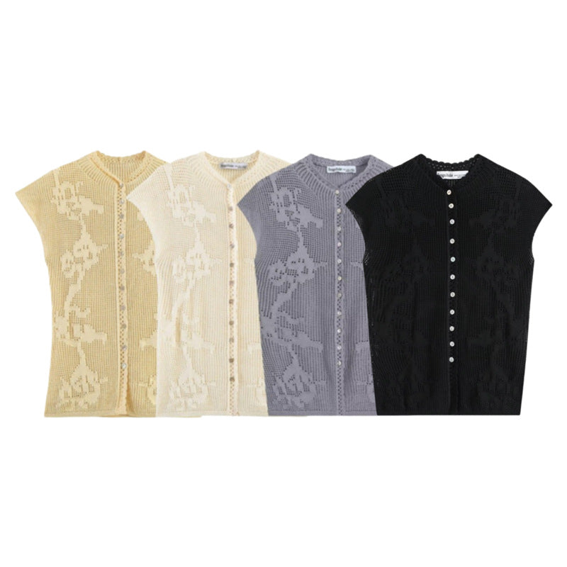 Cutout Knit Top