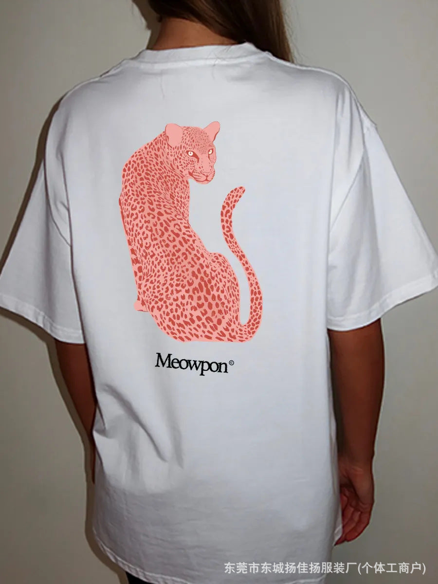 Red Leopardess Baby Tee