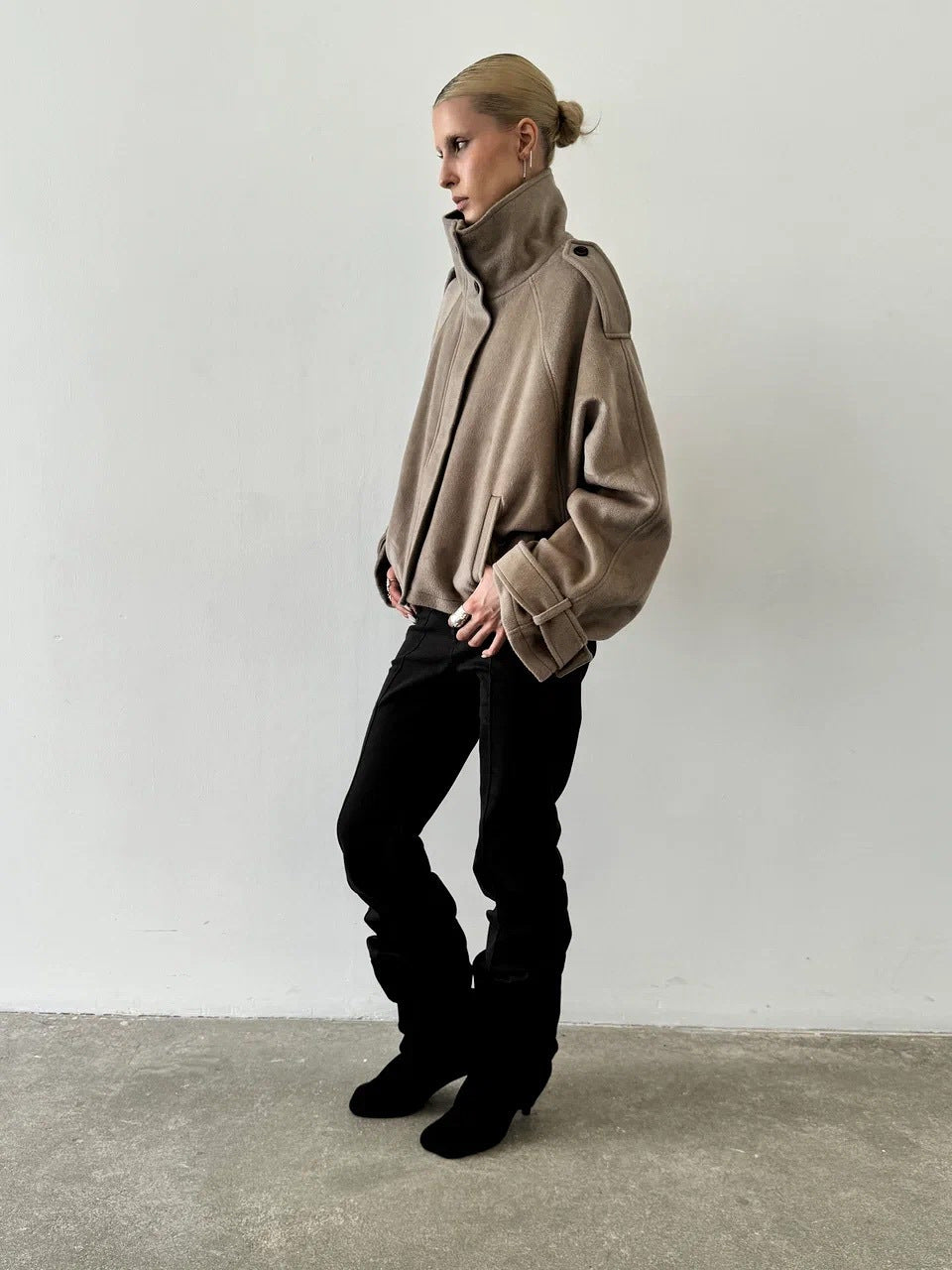Oversized wool Jacket