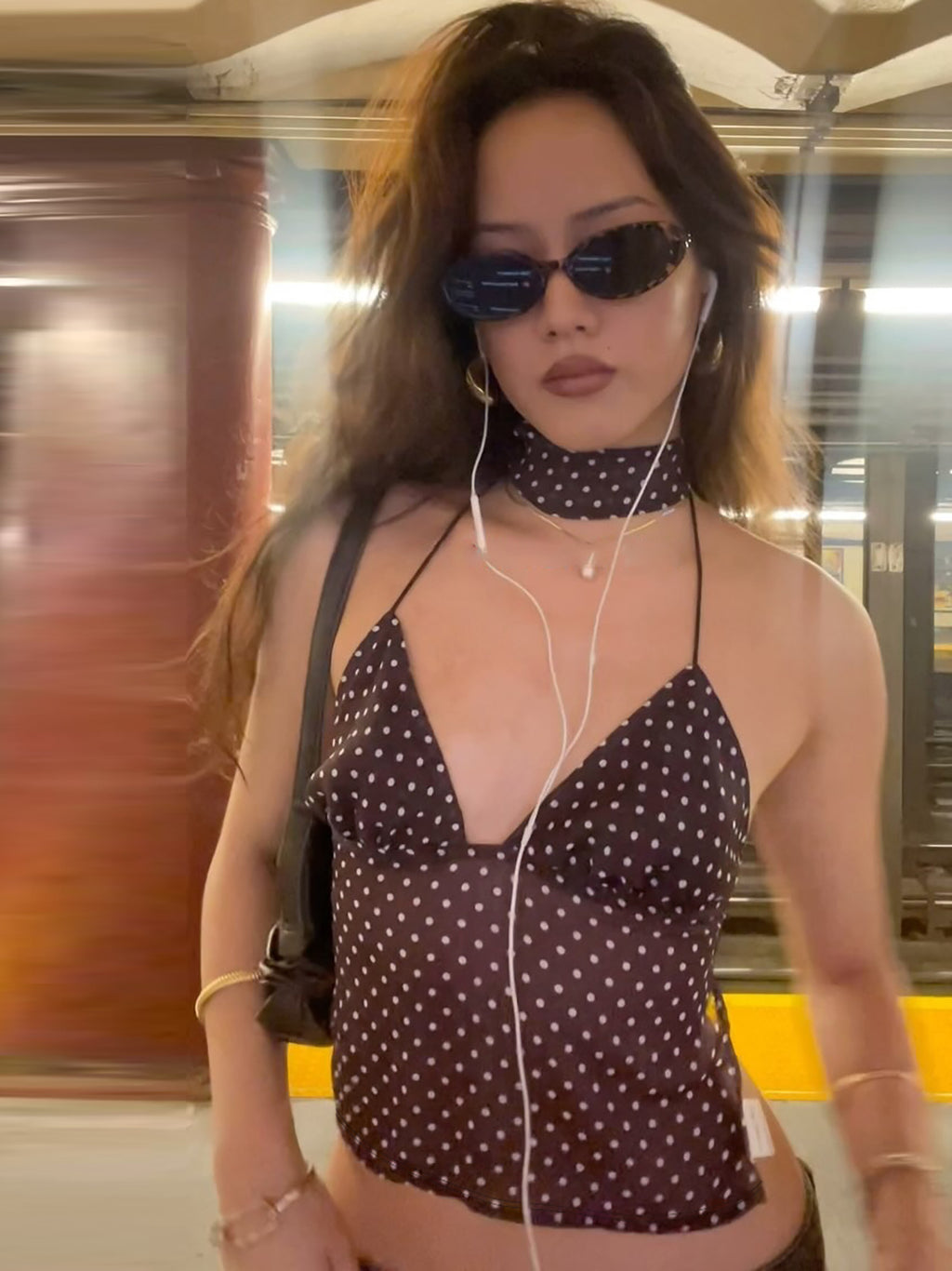 Polkadot top