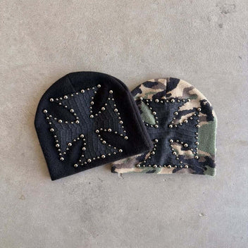 Cross beanie