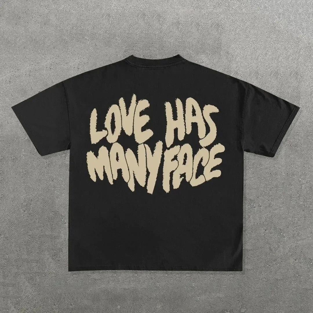 Slogan Print Tee