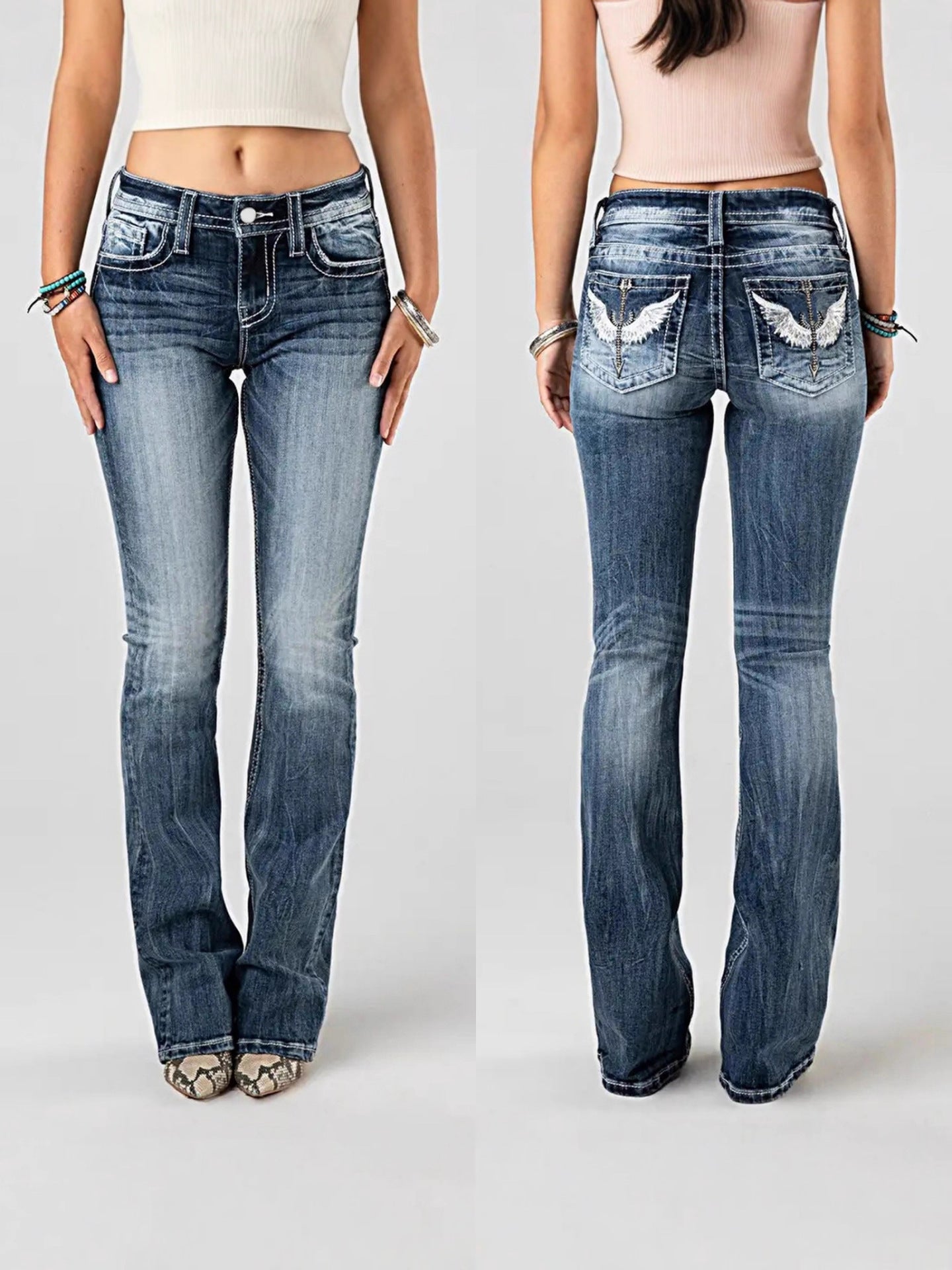 Angel wings Jeans