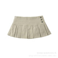 YALTEI Autumn New Women's Clothing European and American style French design fashion casual style versatile retro pleated skirt