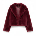 Lovy Red Fur Coat