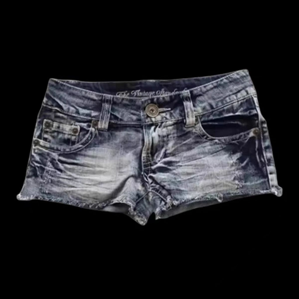 Union Jack Denim Shorts