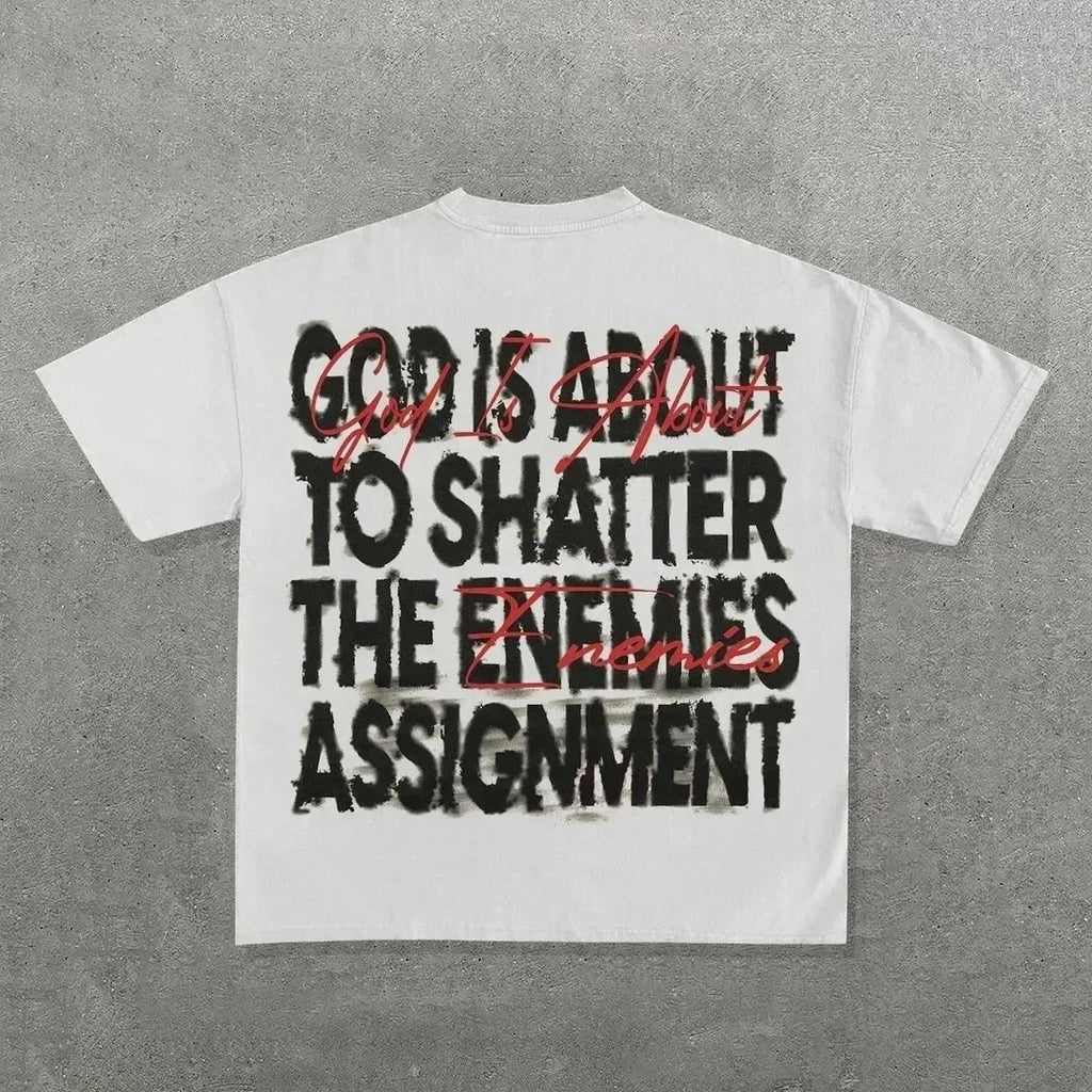 Slogan Print Tee