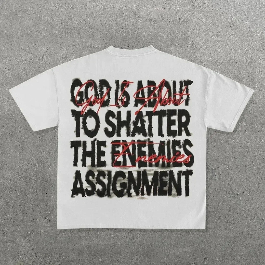 Slogan Print Tee