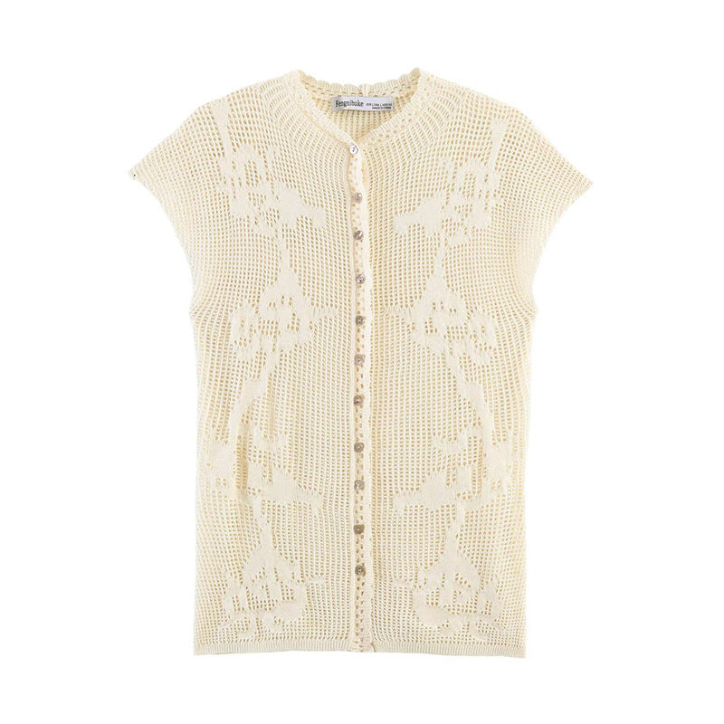 Cutout Knit Top