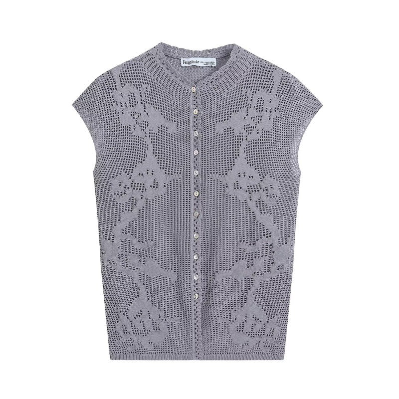 Cutout Knit Top