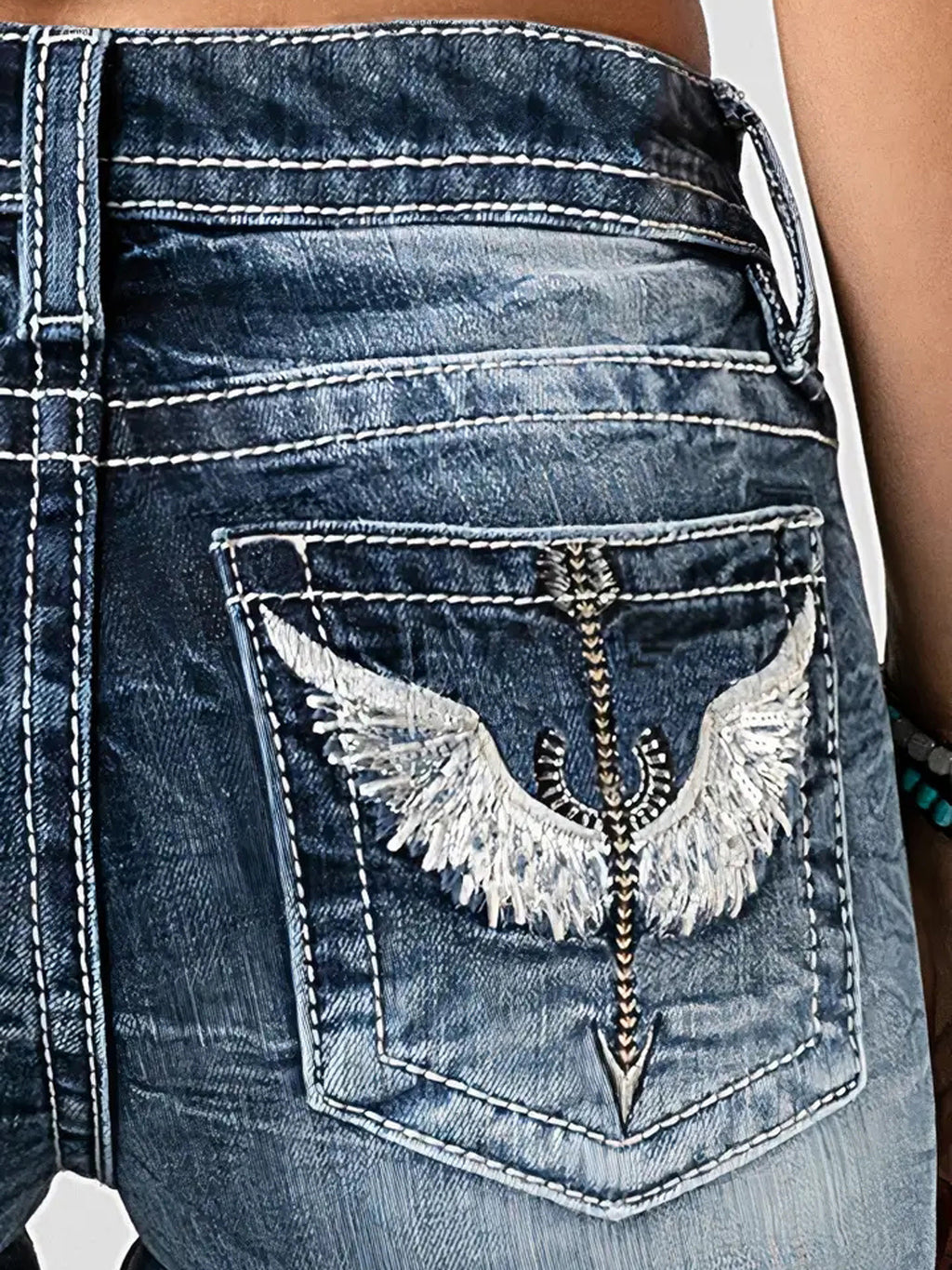 Angel wings Jeans