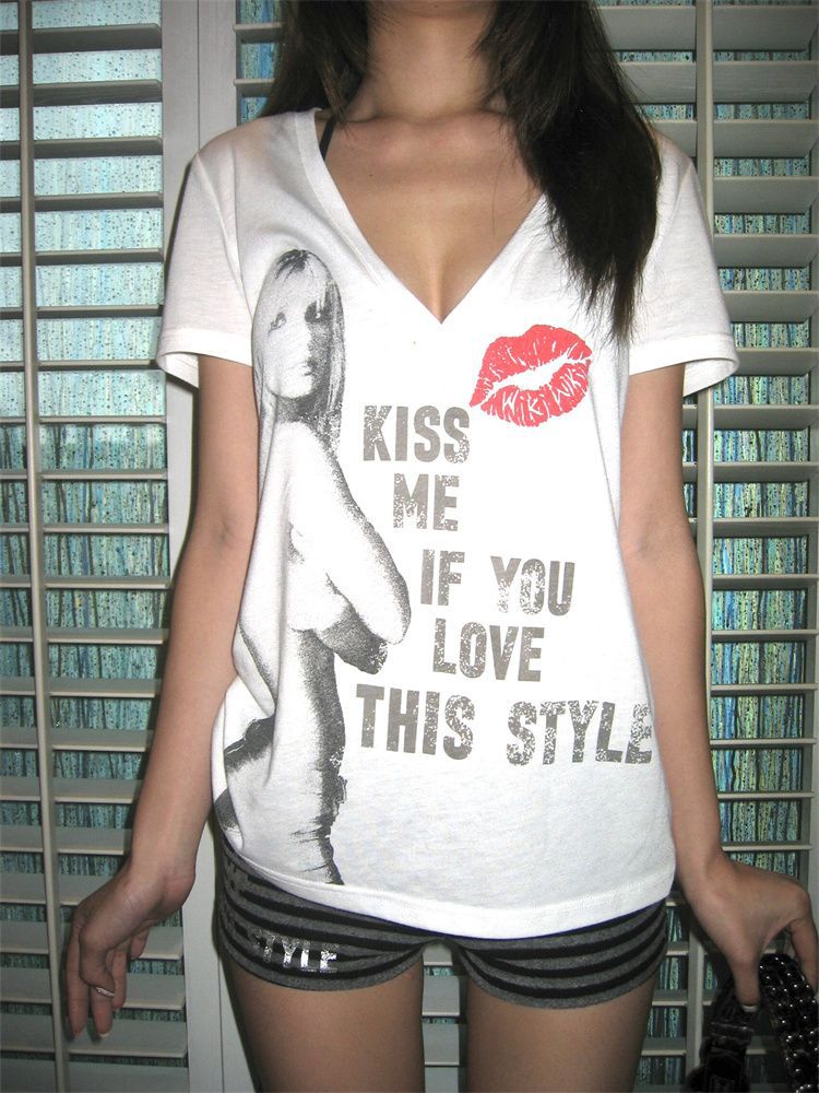 One-Shoulder Baby Tee