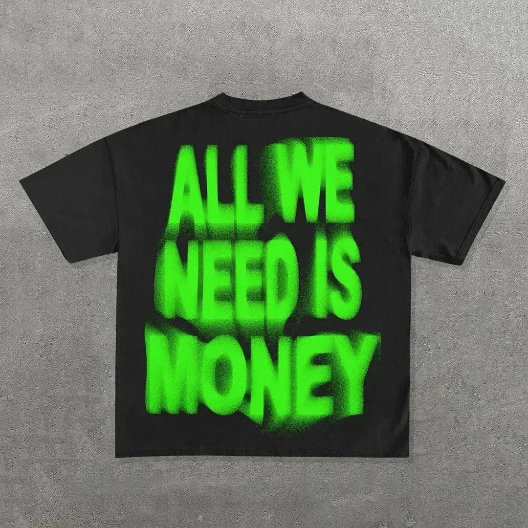 Slogan Print Tee