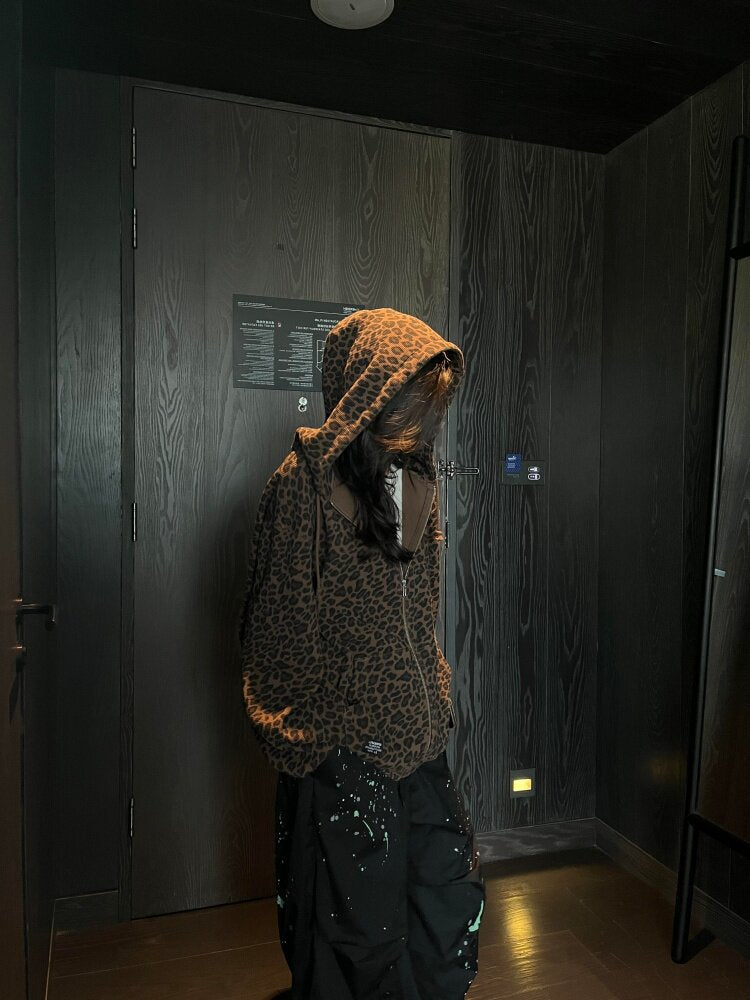 Leopard Hooded Jacket
