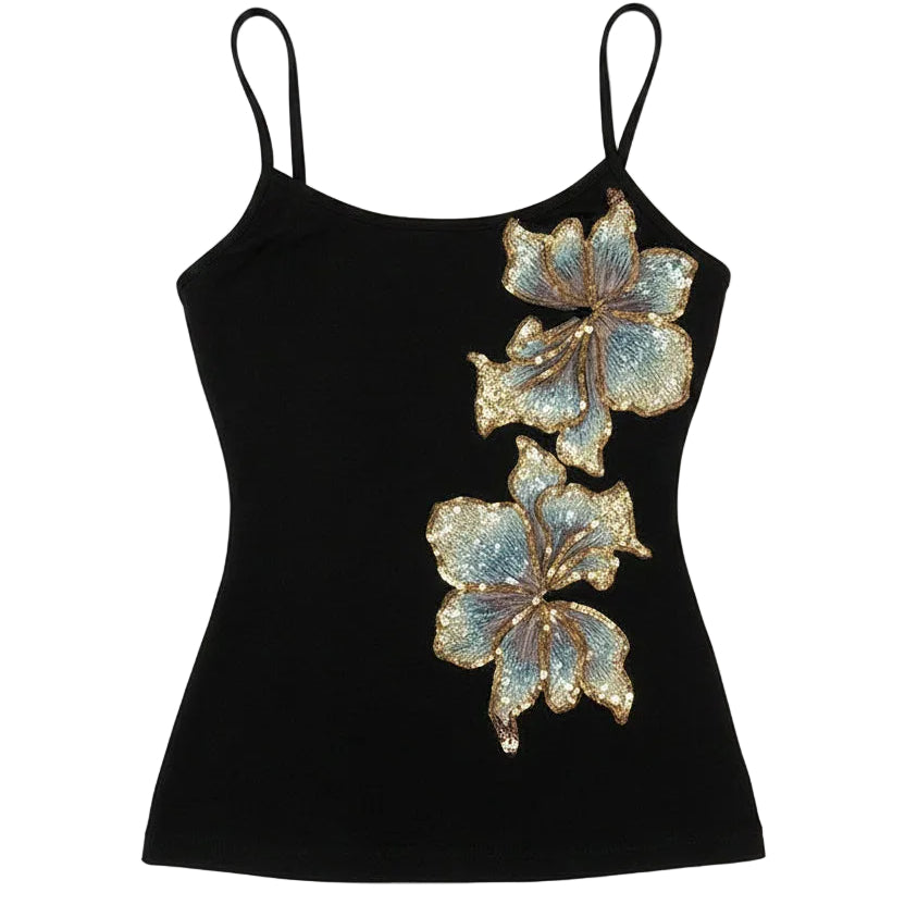 Sequin Flower Cami