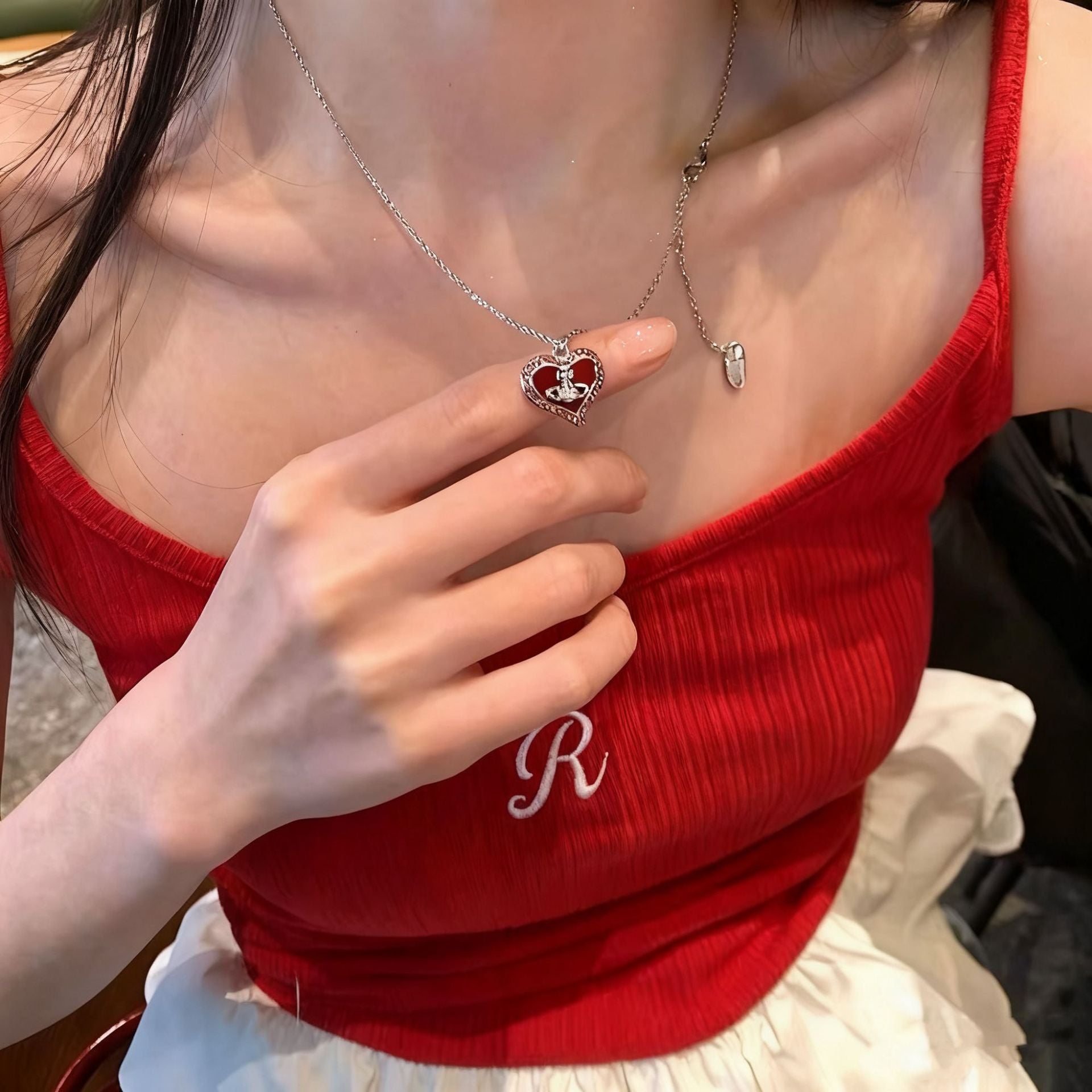 Saturn Pendant Necklace