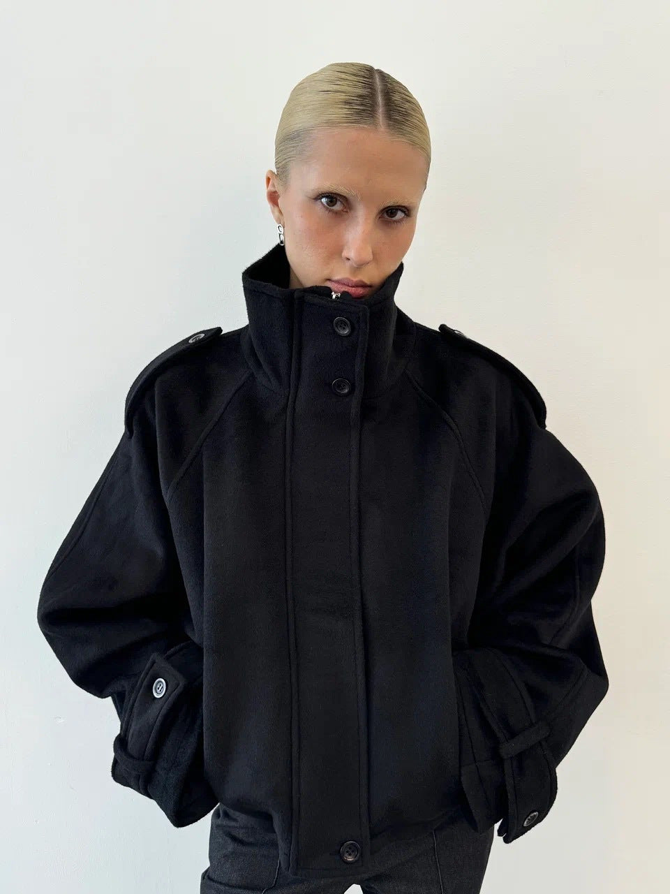 Oversized wool Jacket