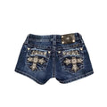 Y2k cross shorts
