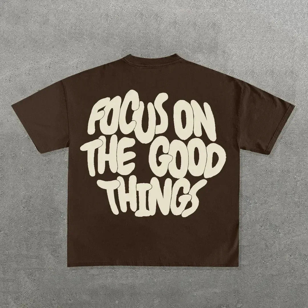 Slogan Print Tee