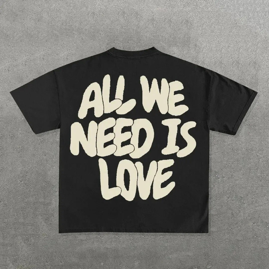 Slogan Print Tee
