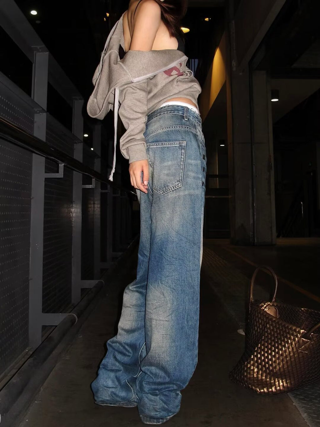 Studded Baggy Jeans