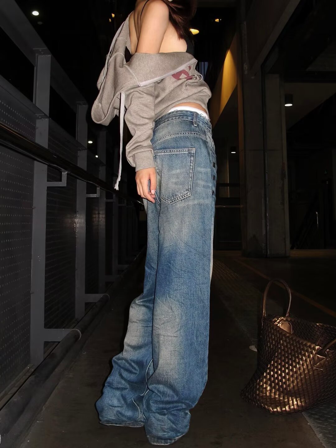 Studded Baggy Jeans
