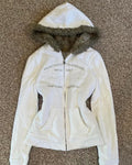 Lovy white fur vest