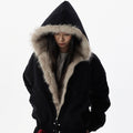 Hooded Fur vest