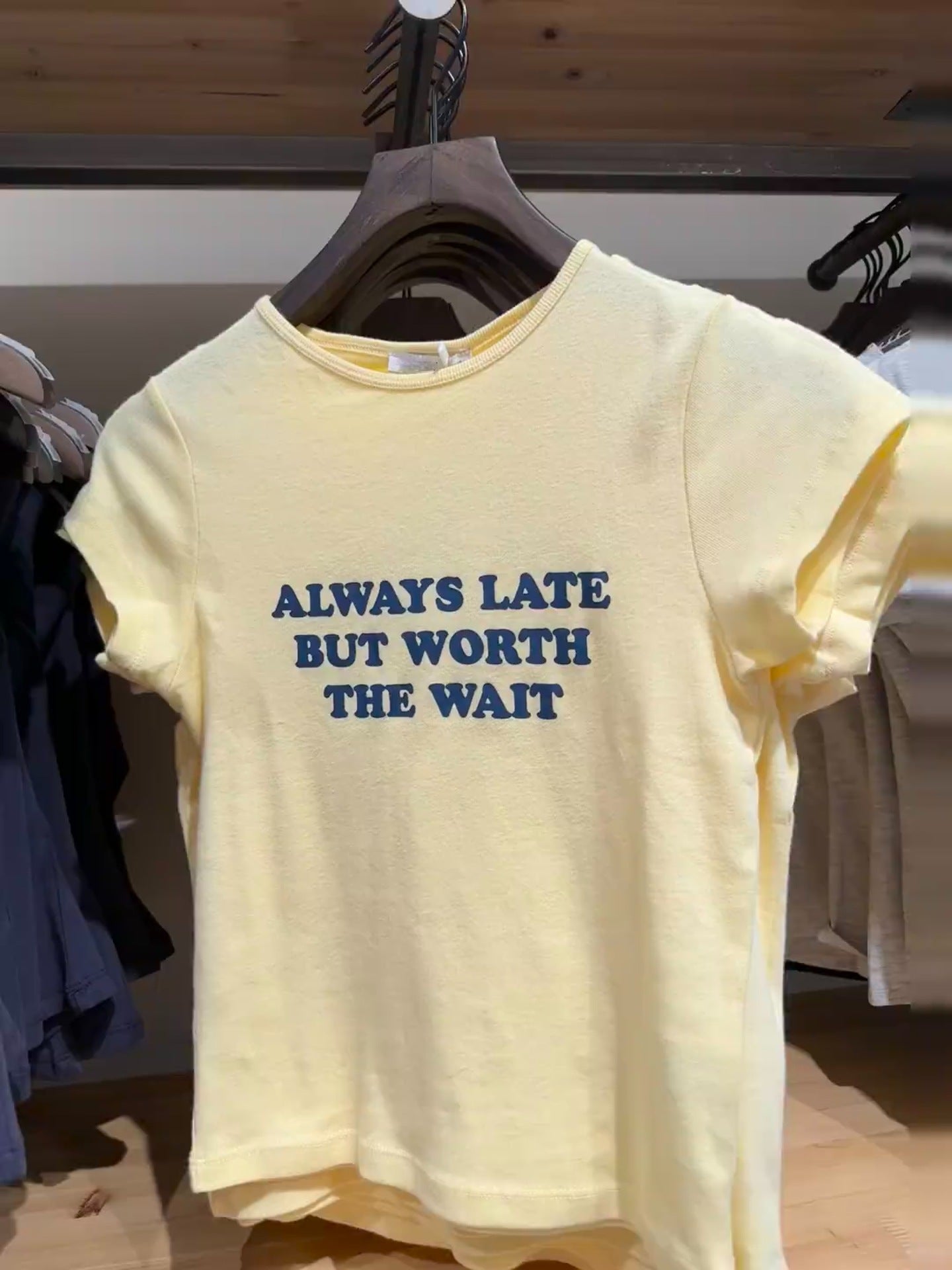 Lovy Always Late Shirt