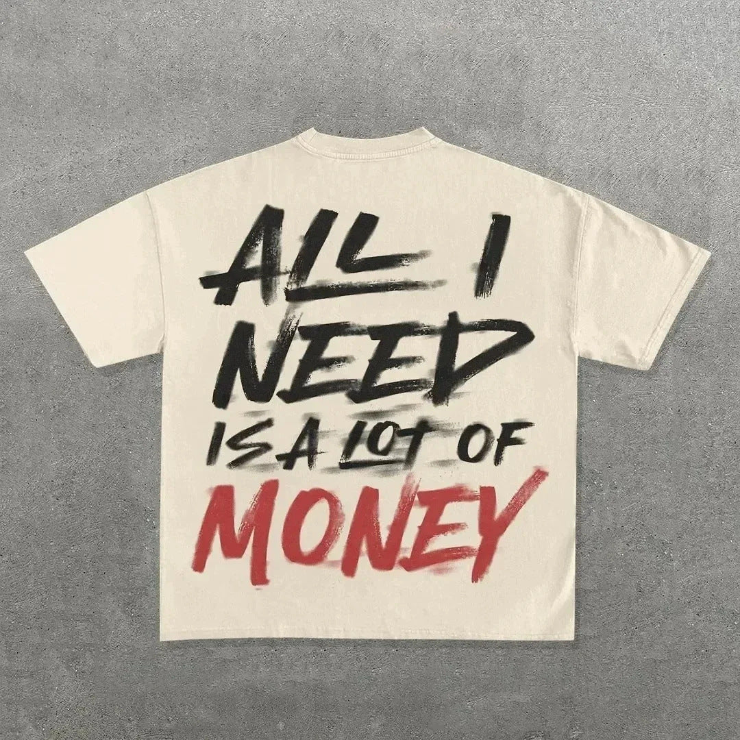 Slogan Print Tee