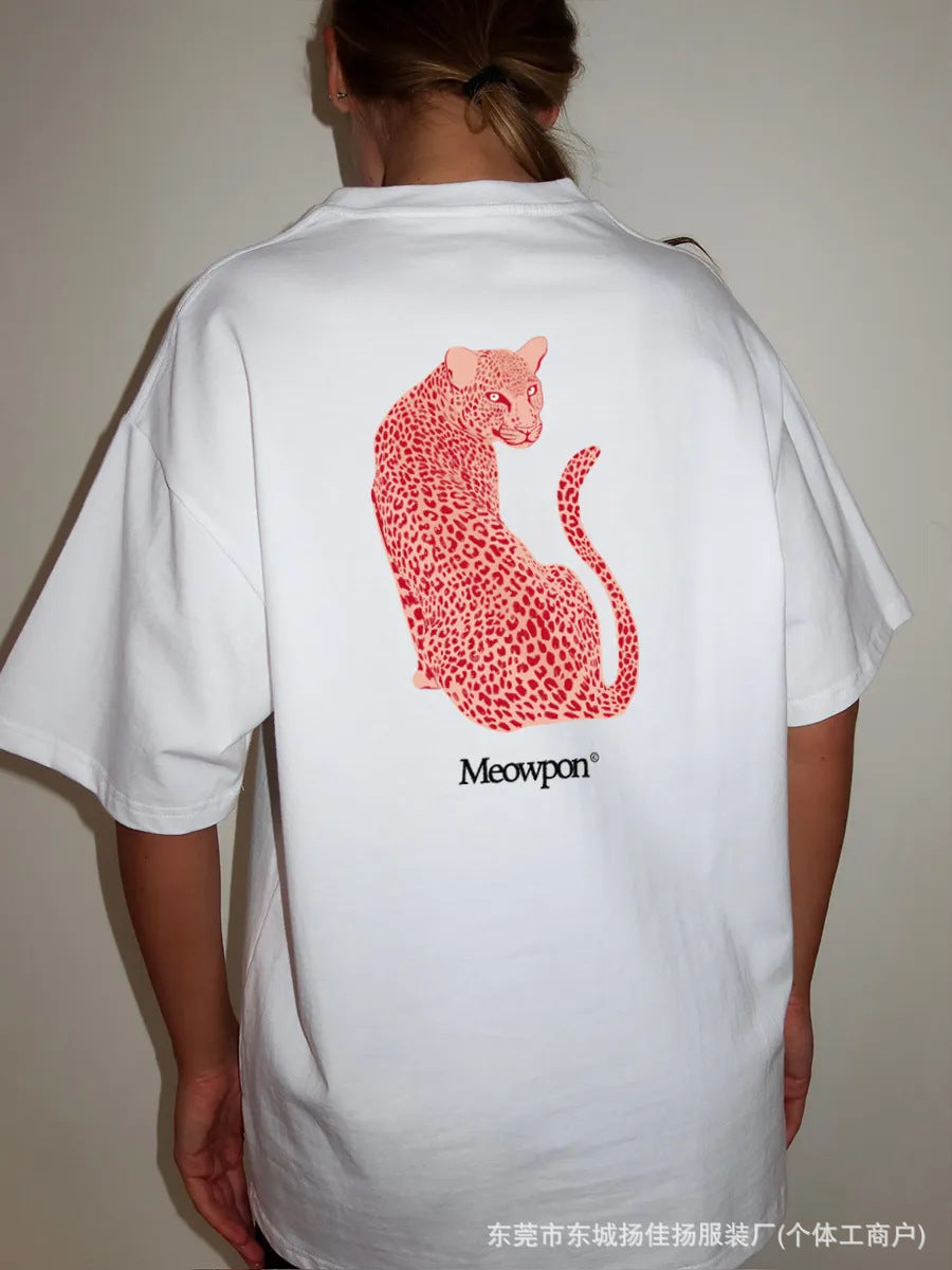 Red Leopardess Baby Tee