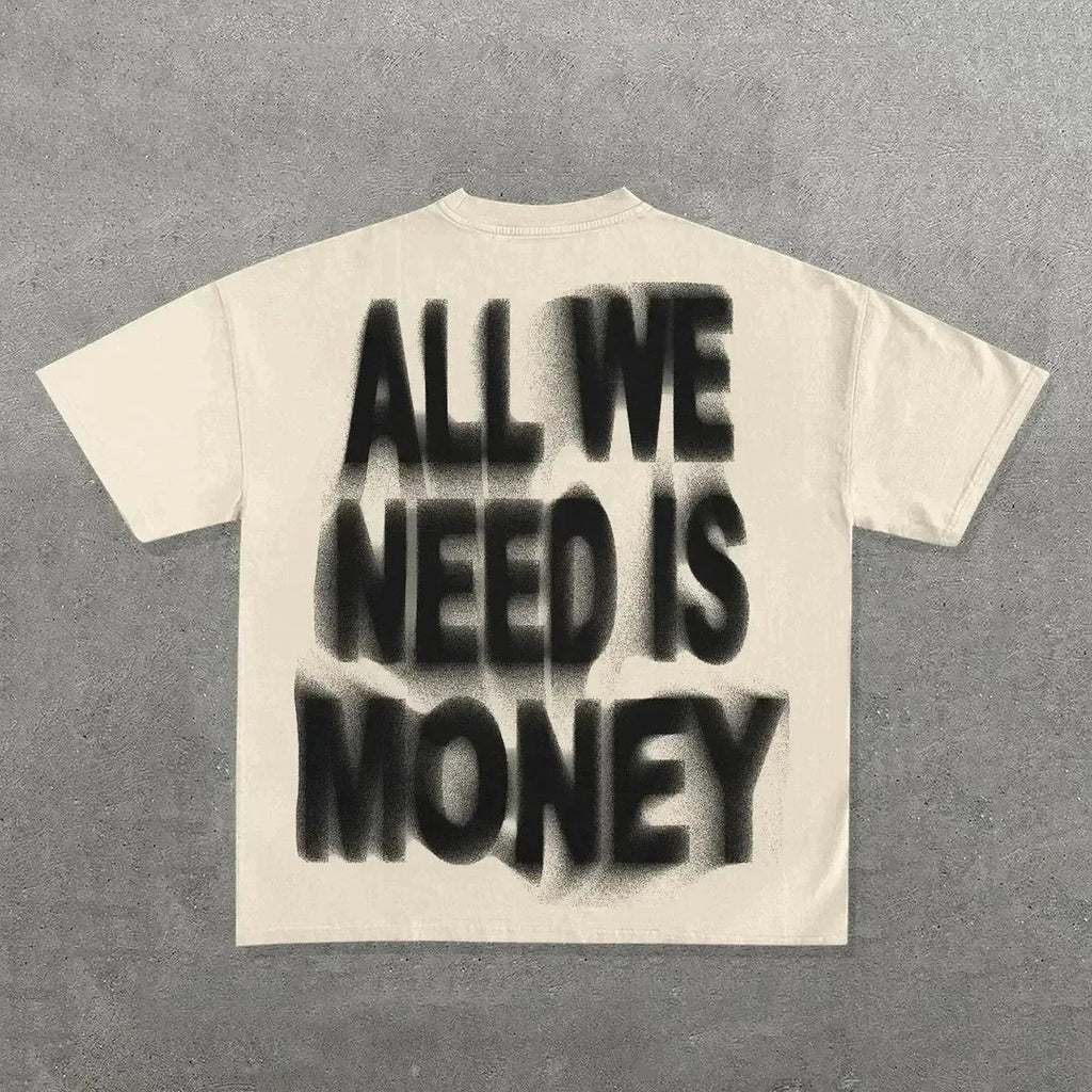 Slogan Print Tee