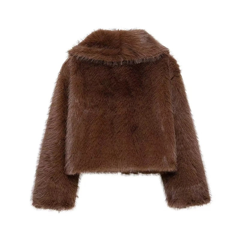 Lovy Brown Fur coat