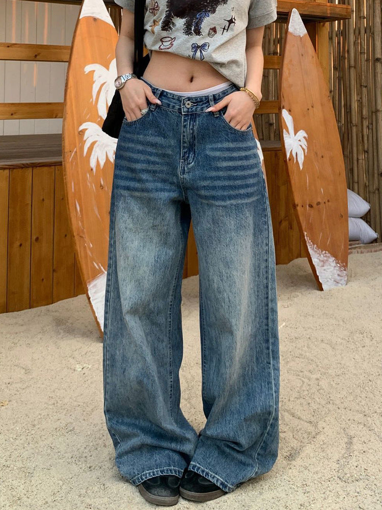 Star Stud Wide-Leg Jeans
